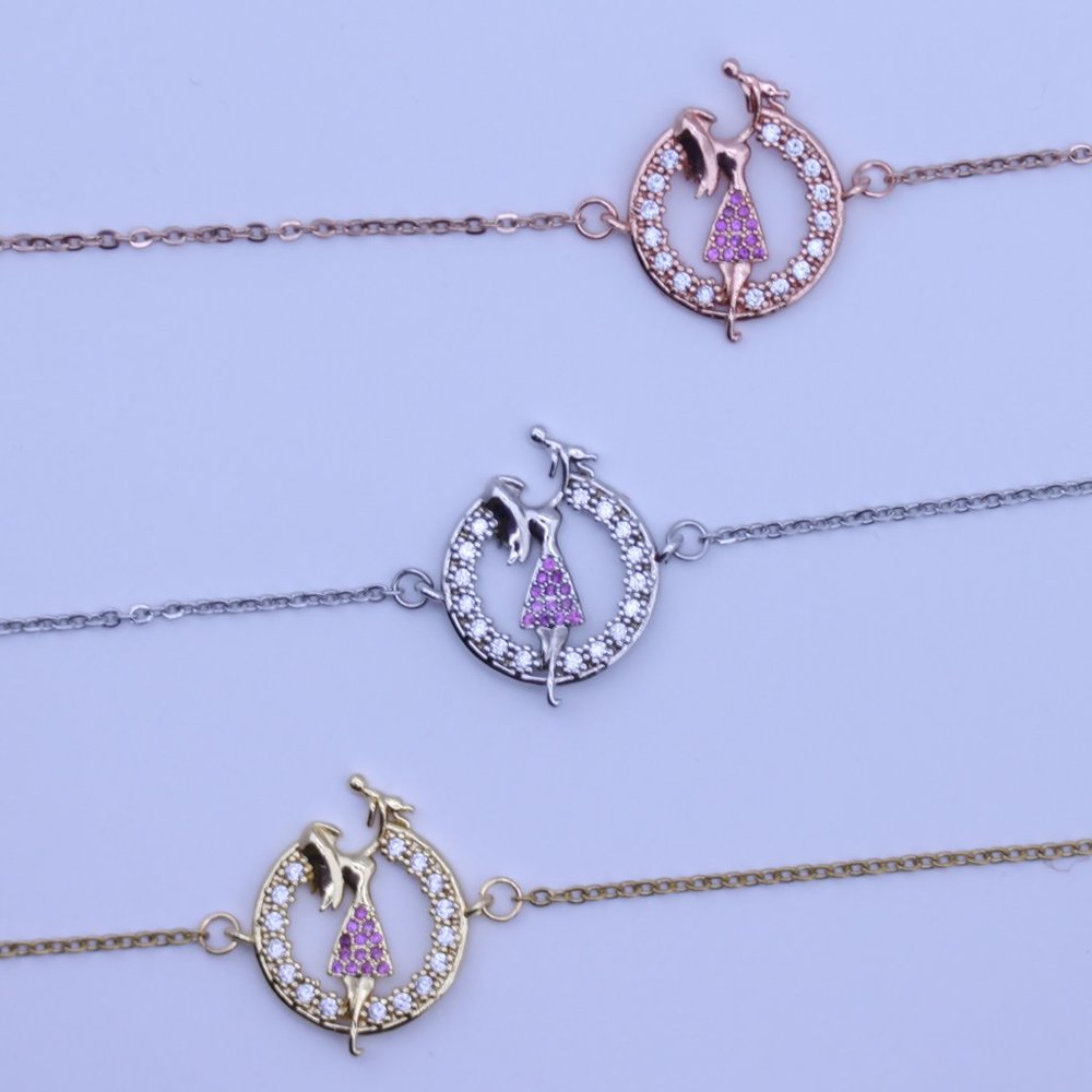 Mom and Baby Necklace-Motherhood Necklace-Mother's Day Gift-Gift for New Moms